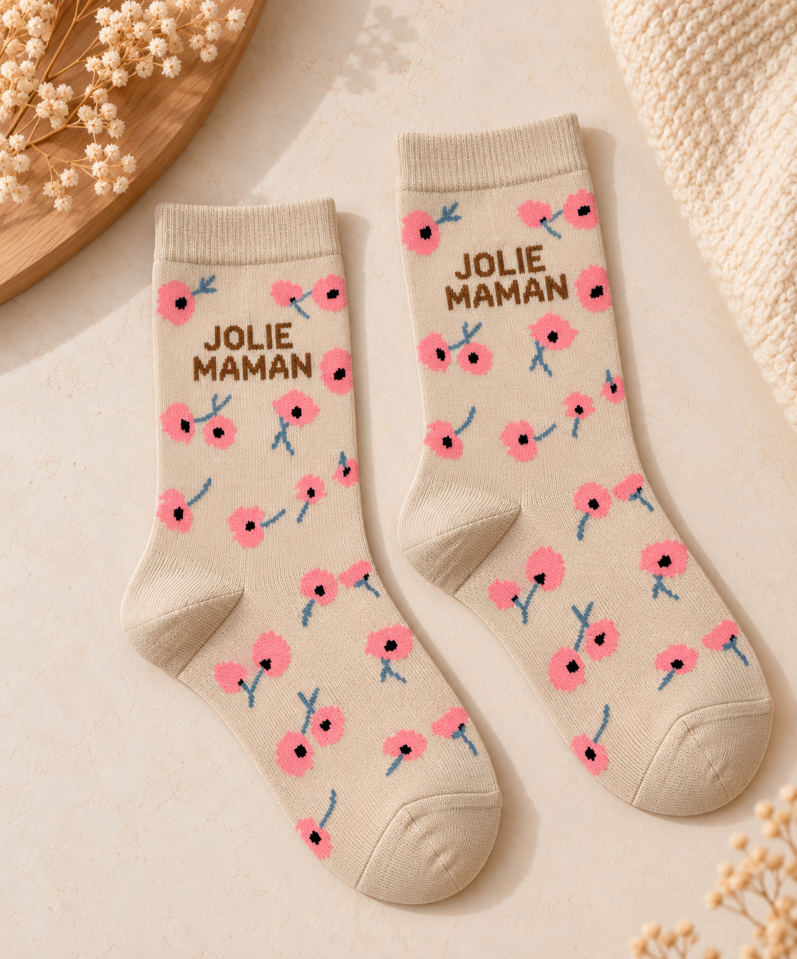 Chaussette jolie maman