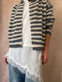 T shirt blanc dentelle Léna