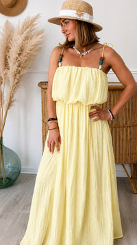 Robe Esther jaune