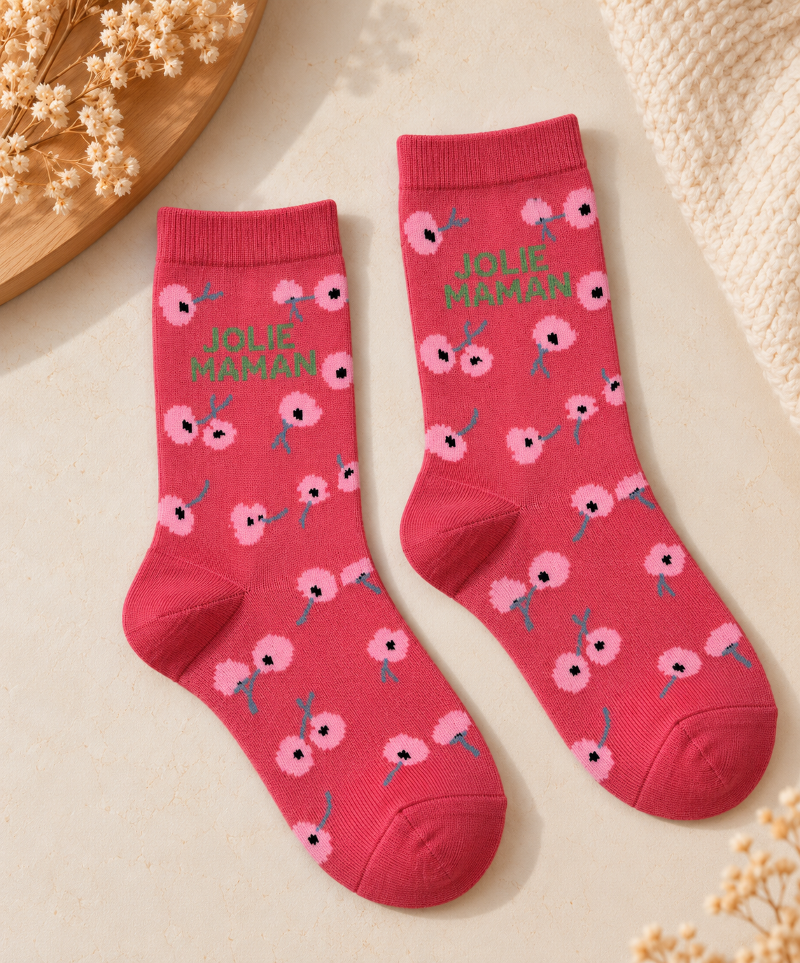 Chaussette jolie maman