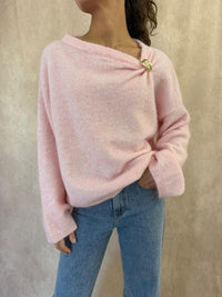 Pull rose Ambre