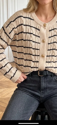 Gilet marinière oscar