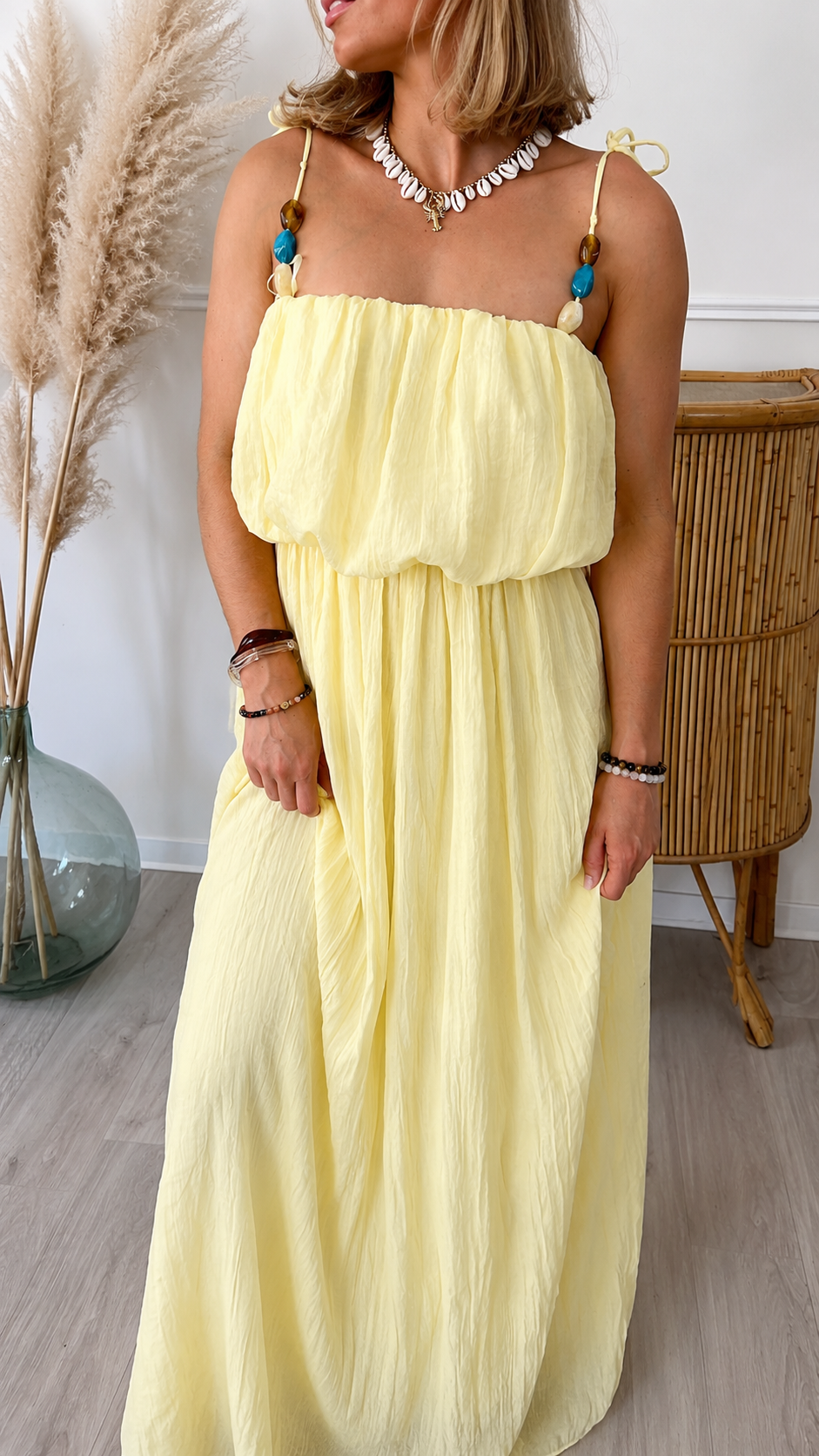 Robe Esther jaune