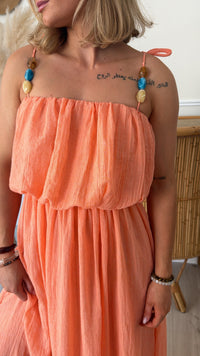 Robe Esther corail
