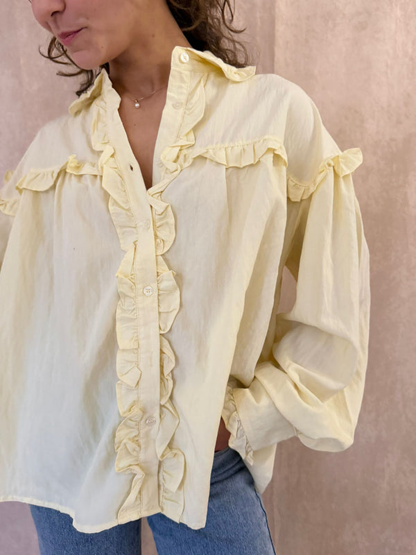 Chemisier jaune Lucie