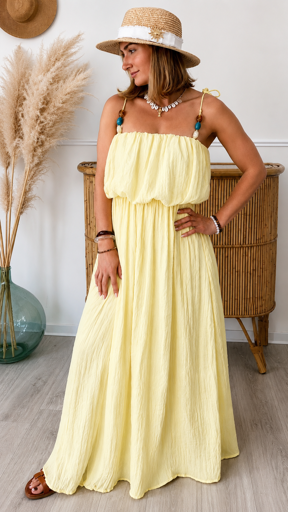 Robe Esther jaune