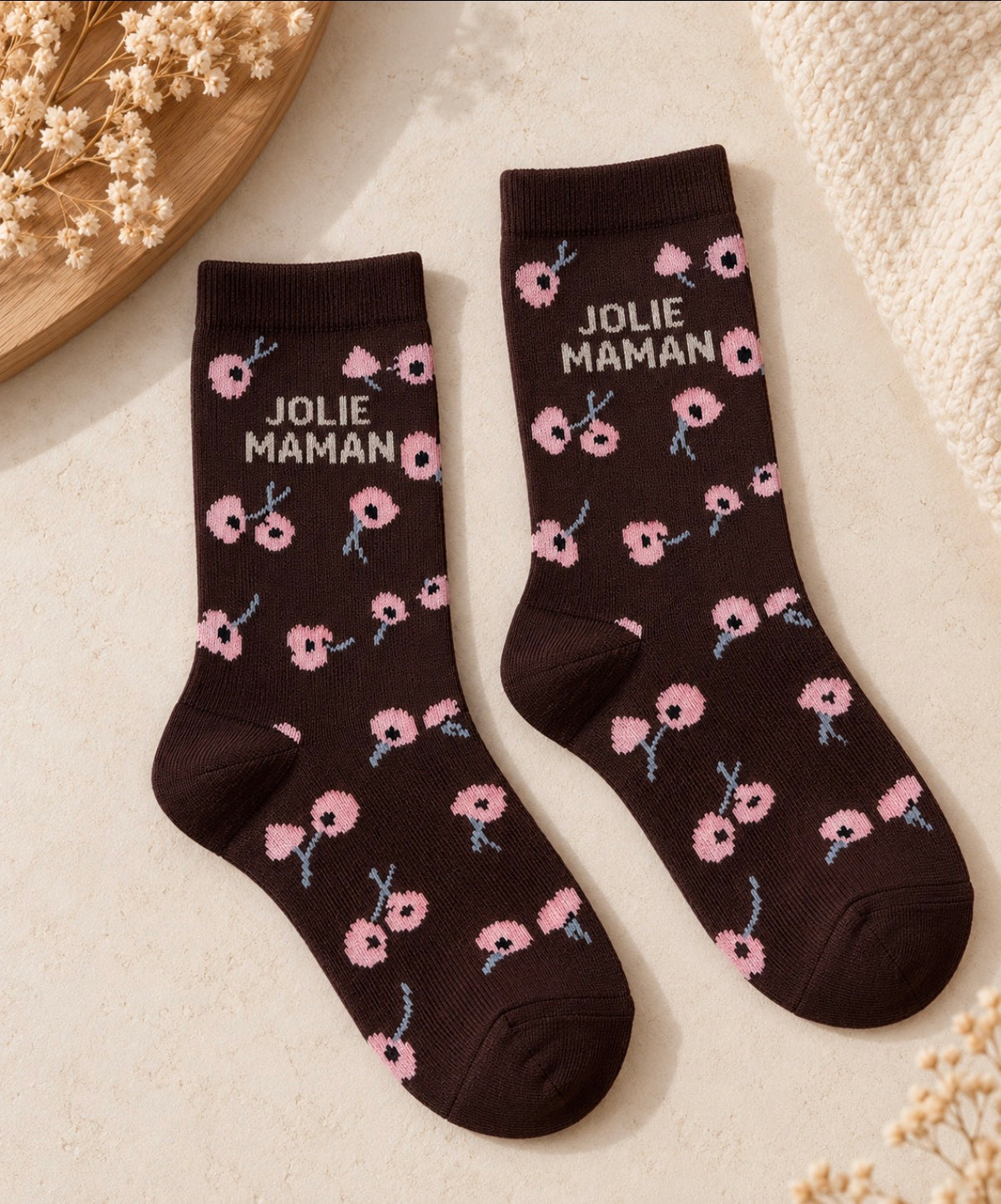 Chaussette jolie maman